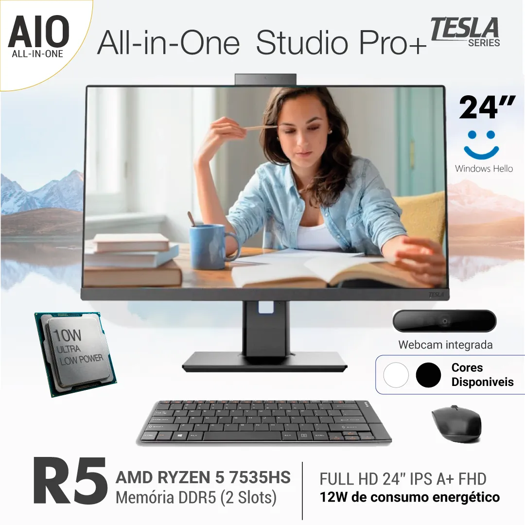 Computer All-in-One - 24" Studio Pro Plus 7535HS