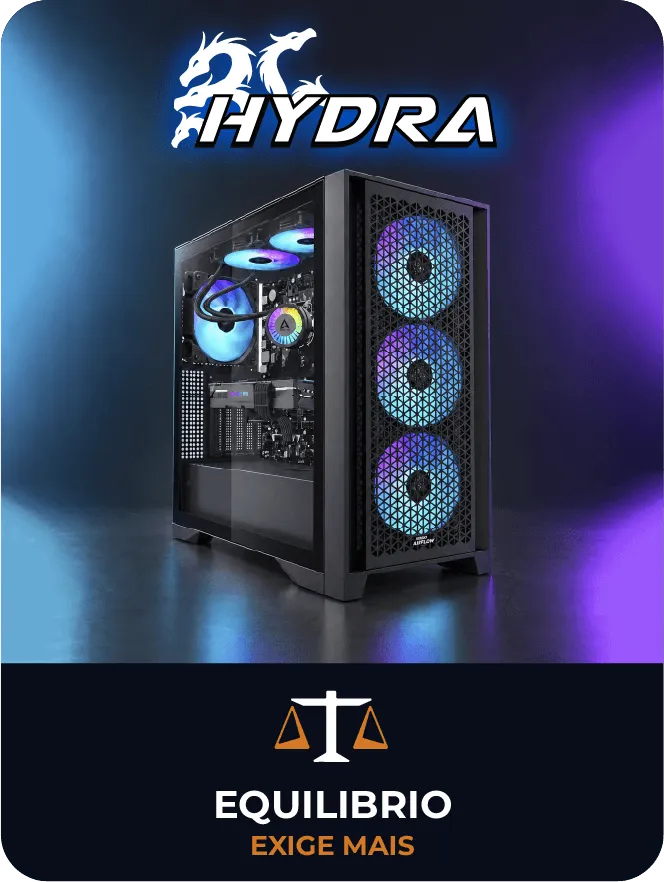 HYDRA  series Eurosys - Pc Gaming Alto Desempenho