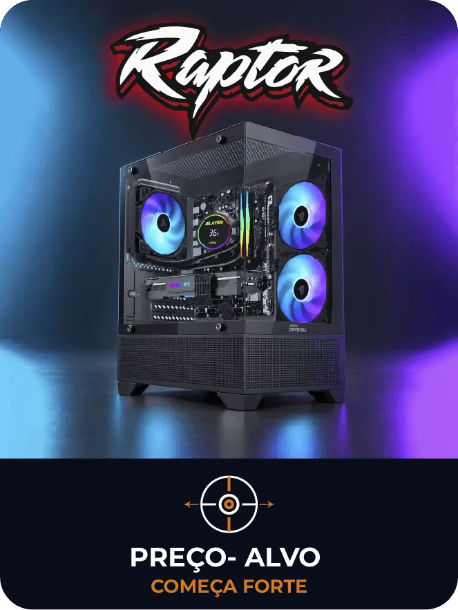 RAPTOR series Eurosys - Pc Gaming Entrada / Intermédio
