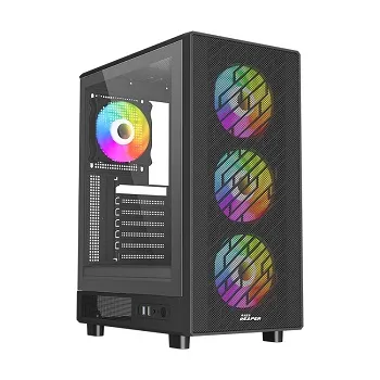 CAIXA ATX MESH PT 3X FAN ARGB